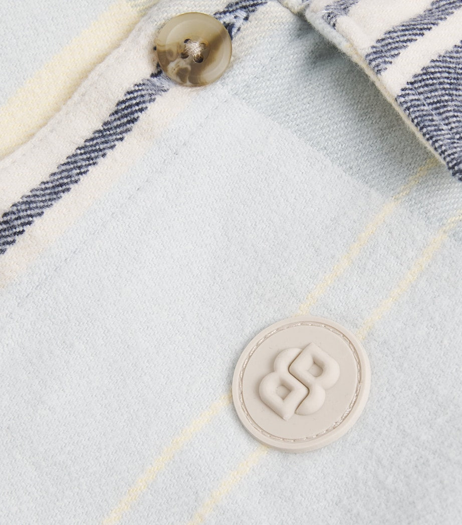 BOSS Kidswear Cotton Check Print Shirt (3 Months-3 Years)