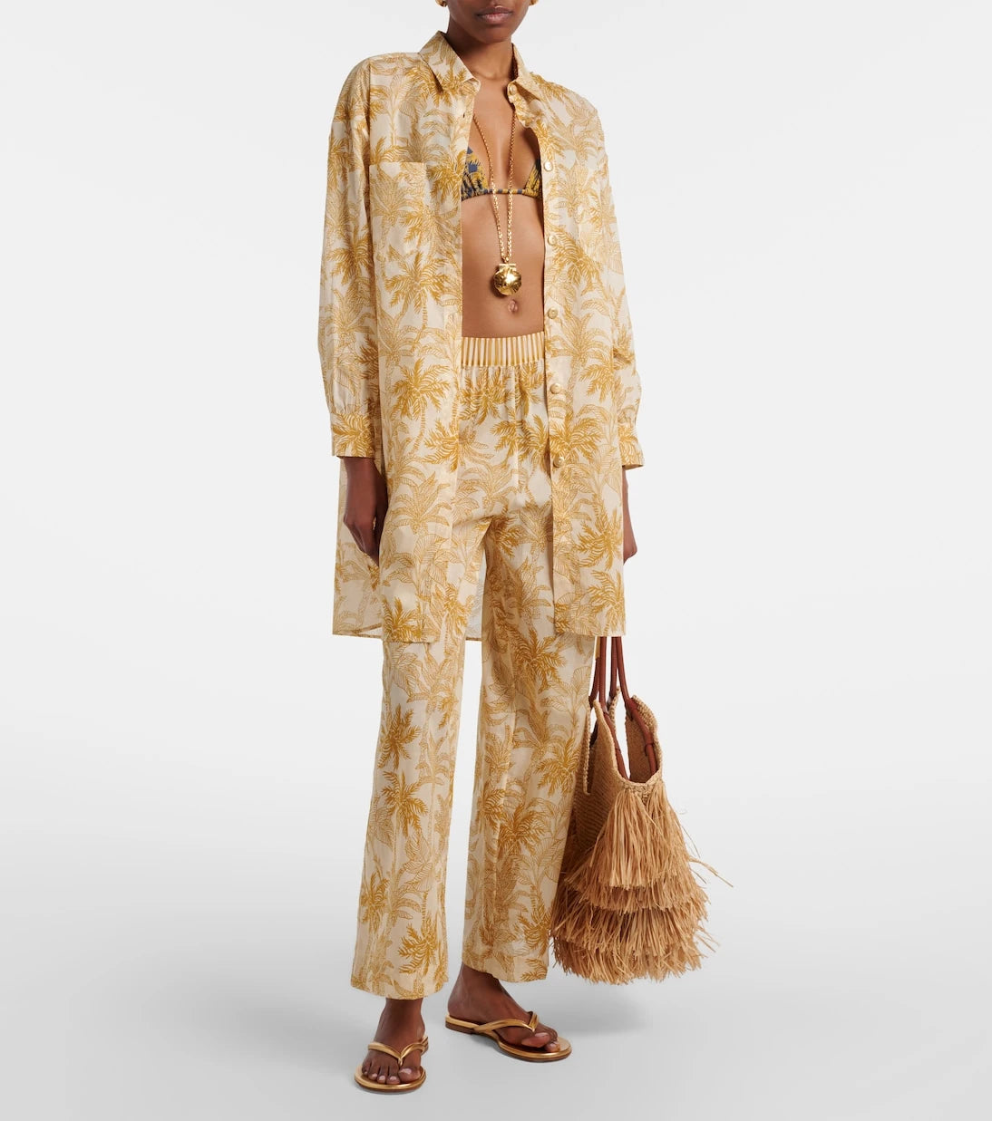 Eres - Exotisme printed cotton voile shirt