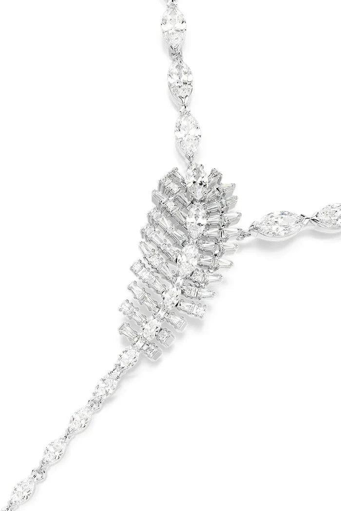 Swarovski metal ve zirkon taşlı kadın kolyesi VIENNA
