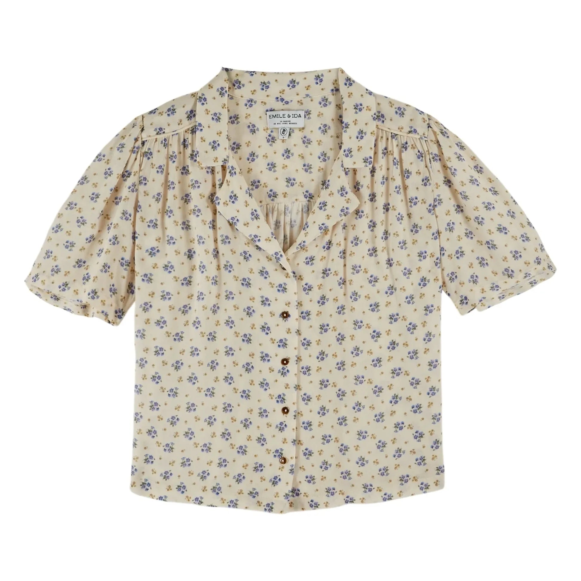 Emile et Ida - Printed blouse | Blue