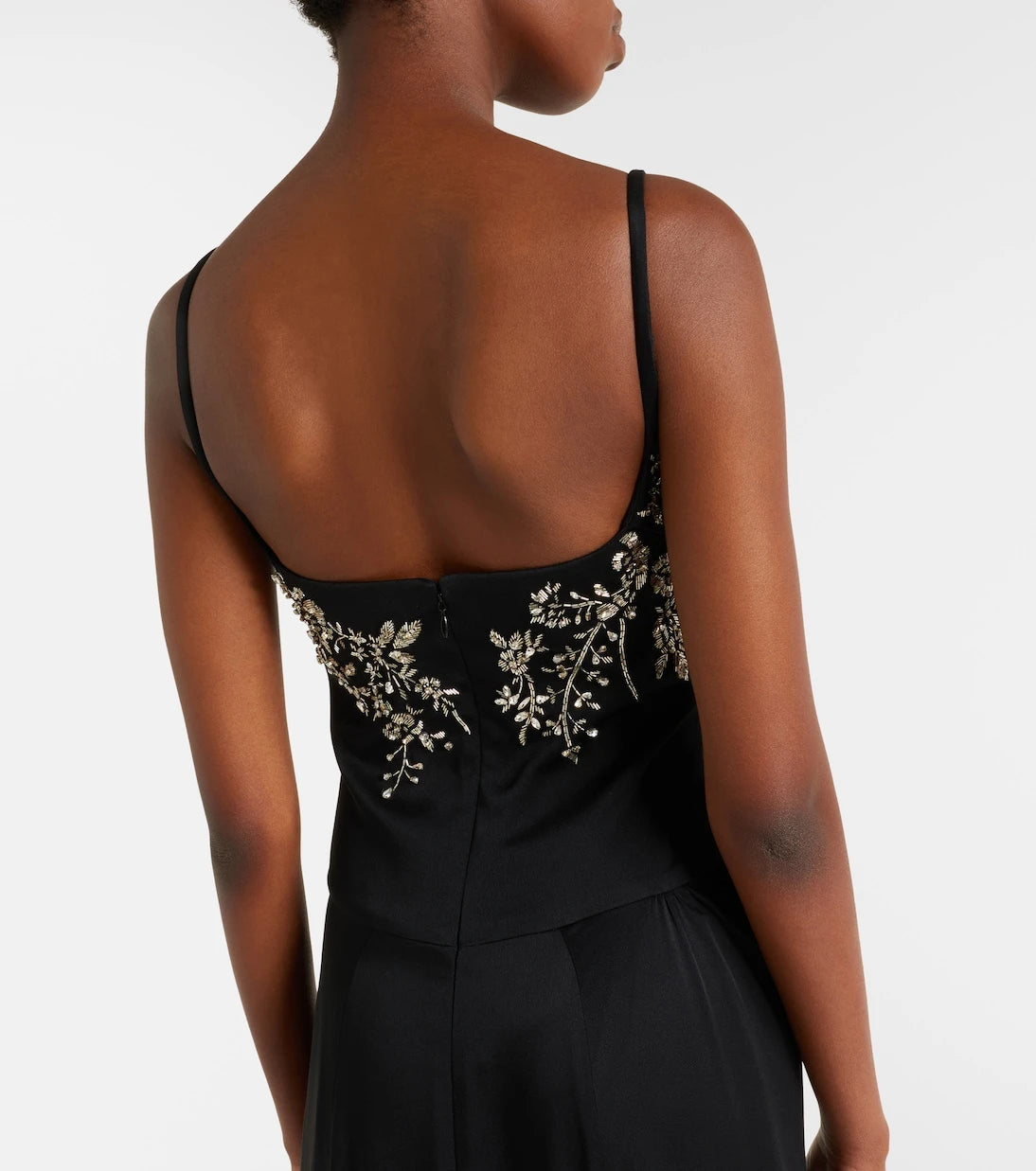 McQueen - Draped embellished gown