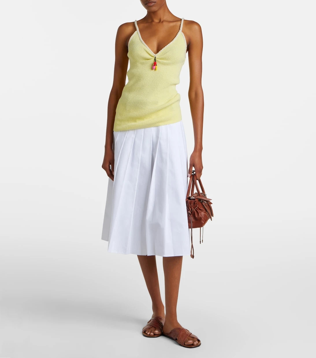 Prada - Prada Bonnie Small leather top-handle bag