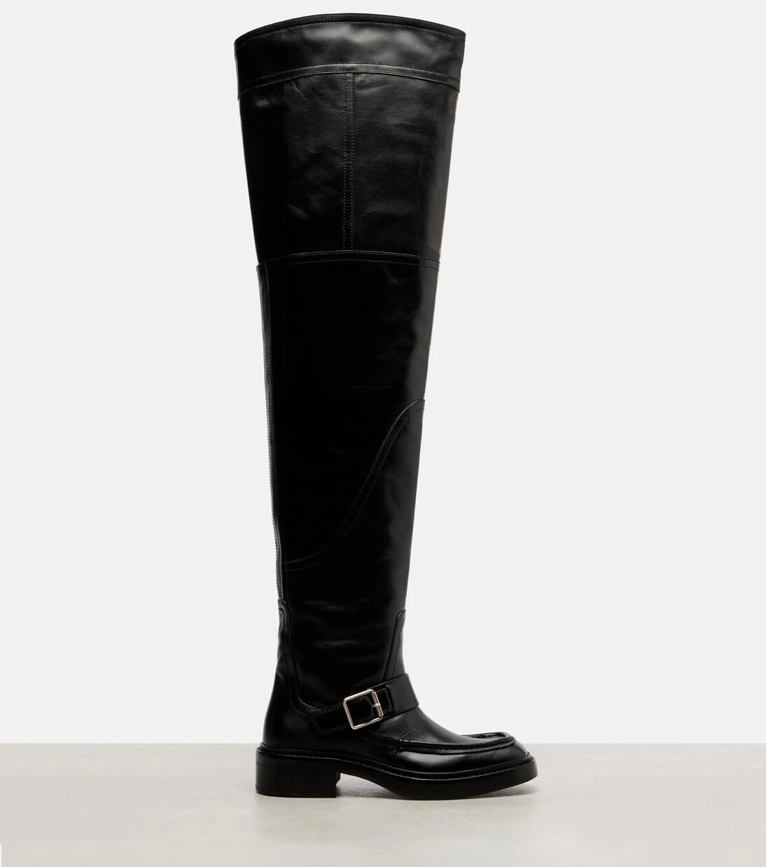 Saint Laurent - Joe leather over-the-knee boots