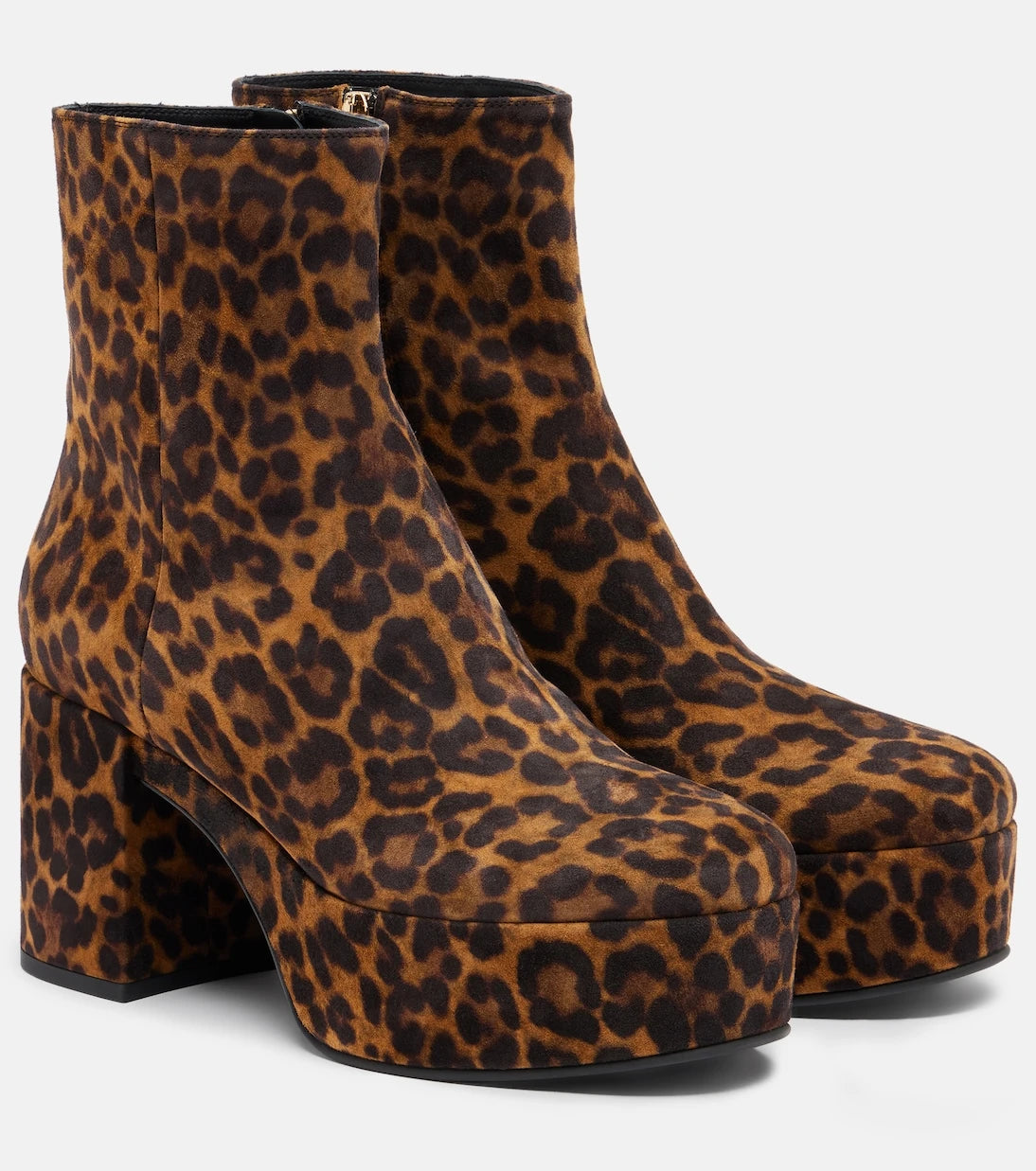 Gianvito Rossi - Sally leopard-print suede ankle boots
