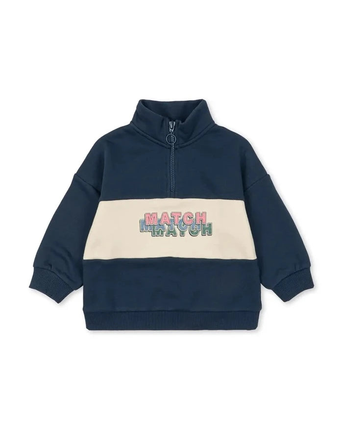 Konges Sløjd LOU HALF ZIP SWEAT OCS Çocuk Sweatshirt