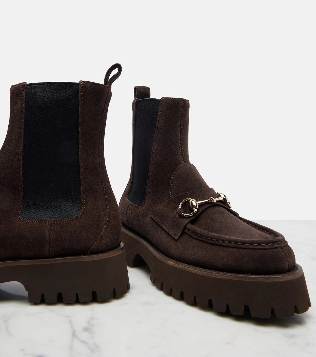 Gucci - Sylke suede Chelsea boots