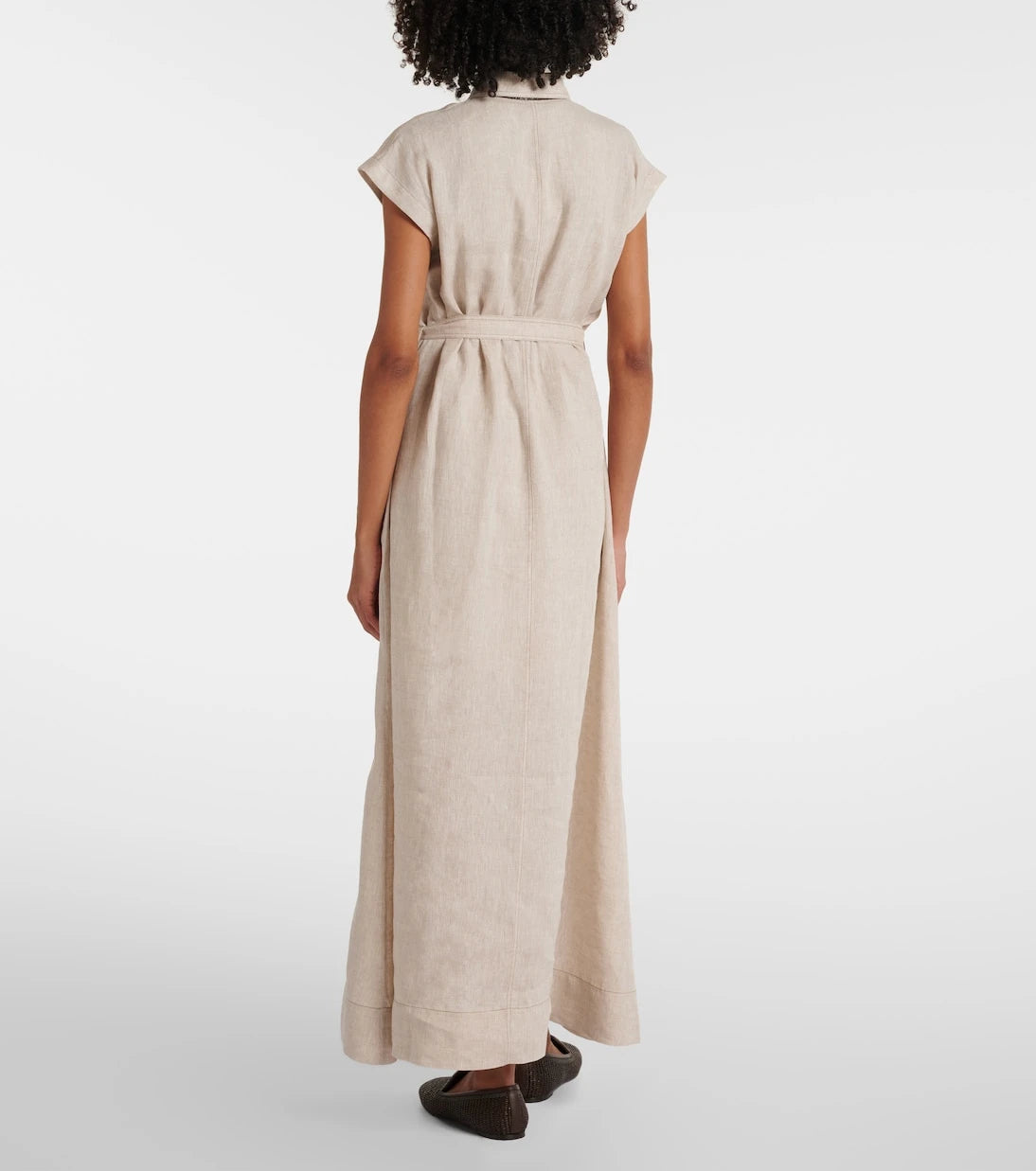 Brunello Cucinelli - Linen maxi dress