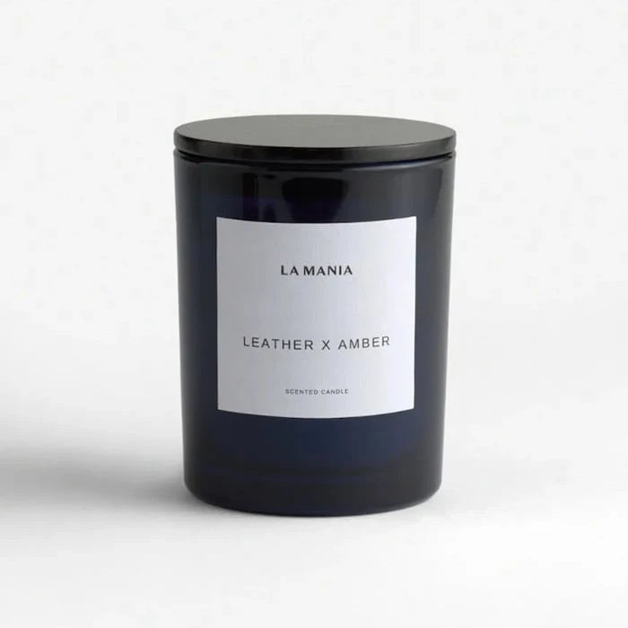 Ароматизирана свещ La Mania Leather&Amber 180 g