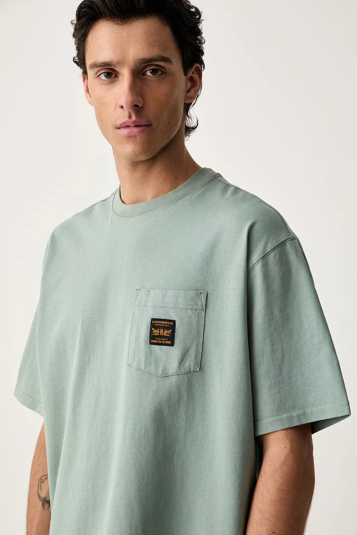 Levi's erkek pamuklu tişört SS WORKWEAR PKT
