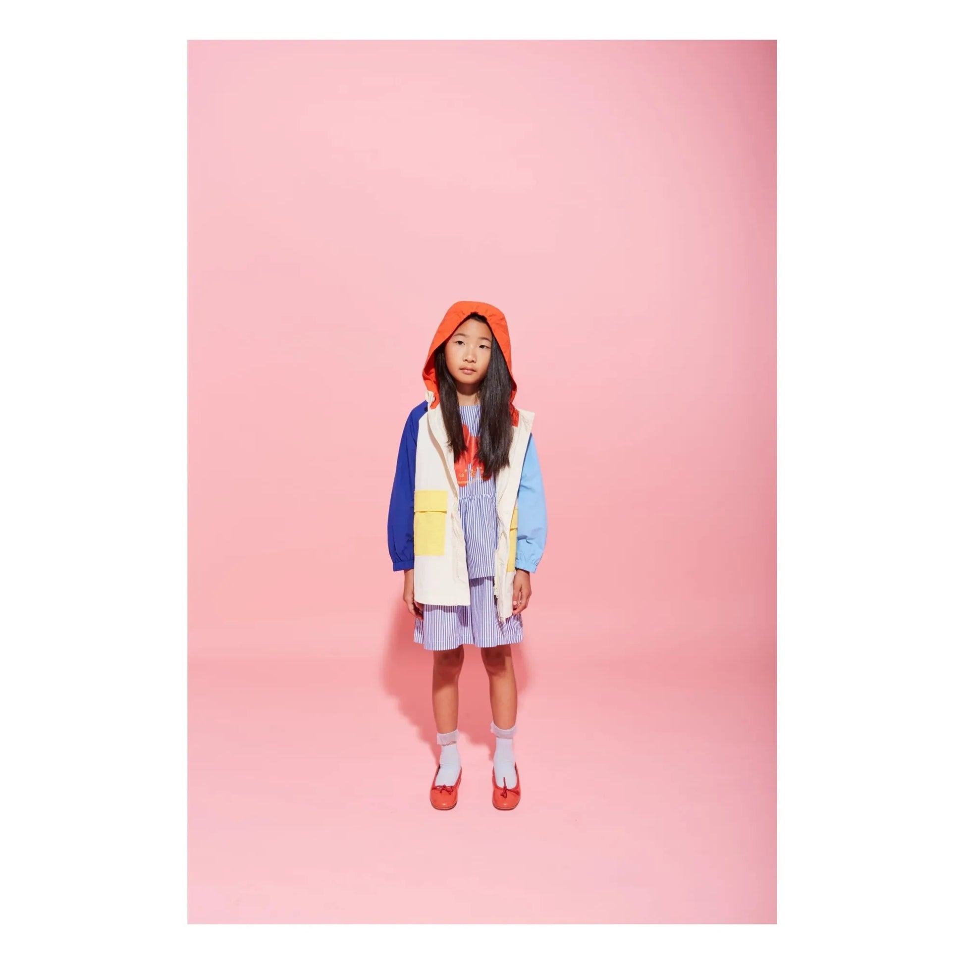 Wynken - Colorblock windbreaker | Ecru