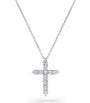 White Gold and Diamond Classic Necklace