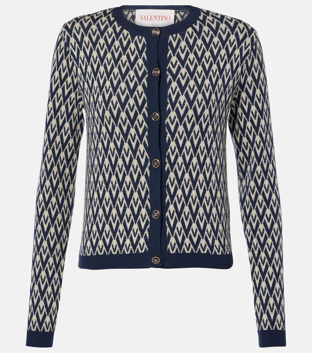 Valentino - Toute La V virgin wool cardigan