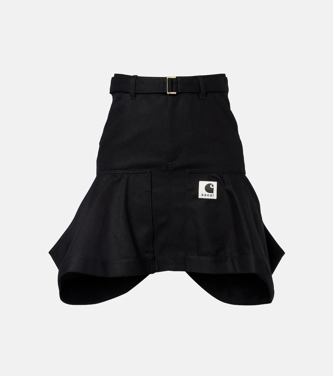 Sacai - x Carhartt cotton canvas miniskirt