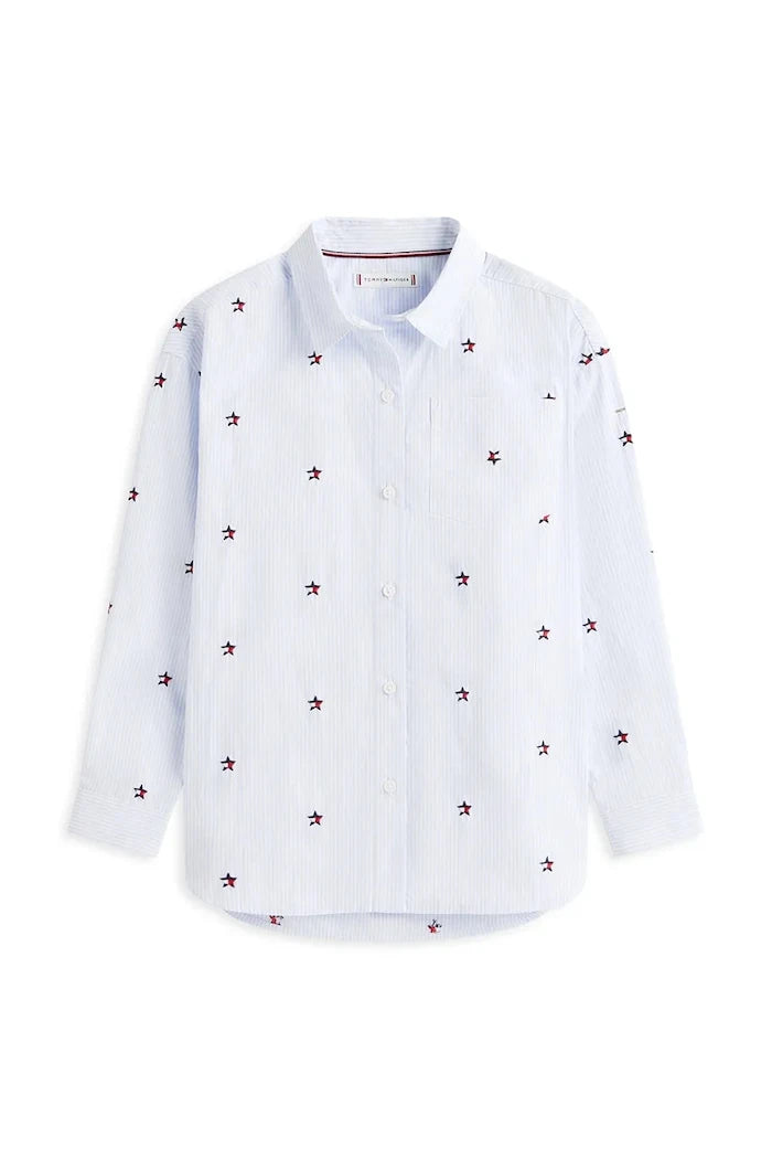Tommy Hilfiger риза за деца от памук
