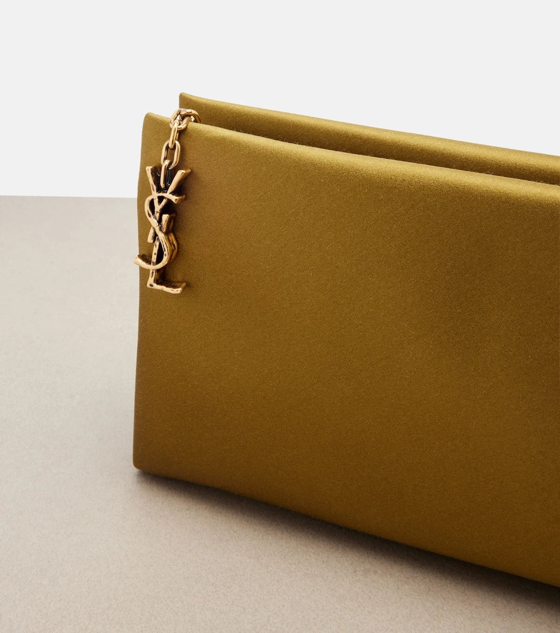 Saint Laurent - Evening satin clutch
