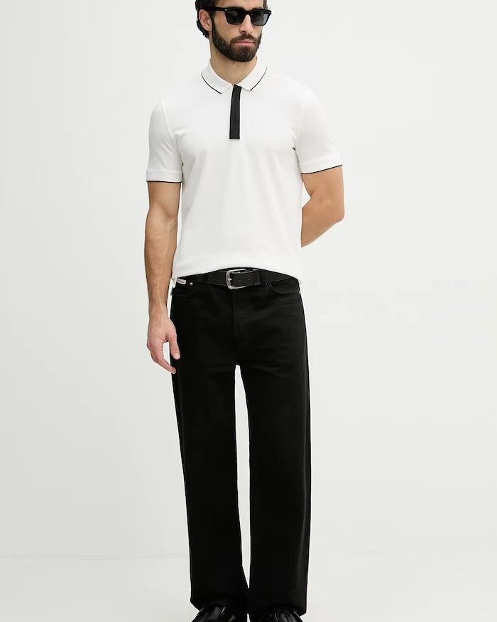Armani Exchange erkek pamuklu polo yaka tişört
