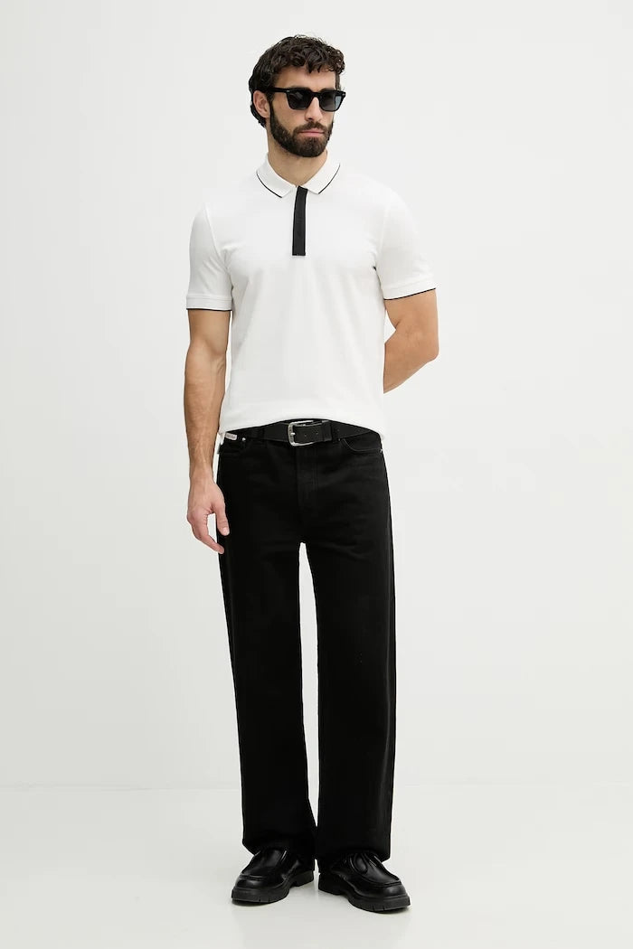 Armani Exchange erkek pamuklu polo yaka tişört