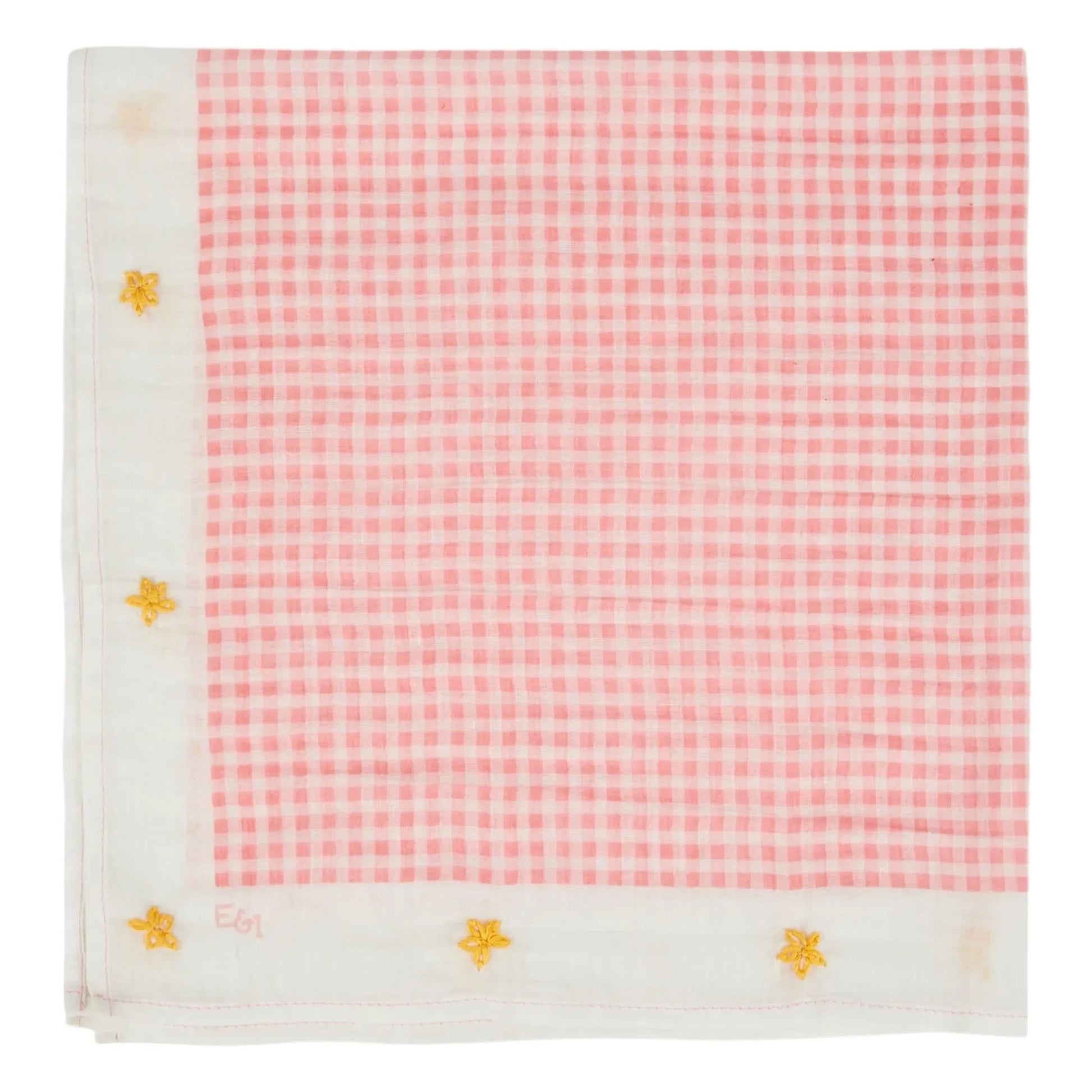 Emile et Ida - Vichy scarf | Pink