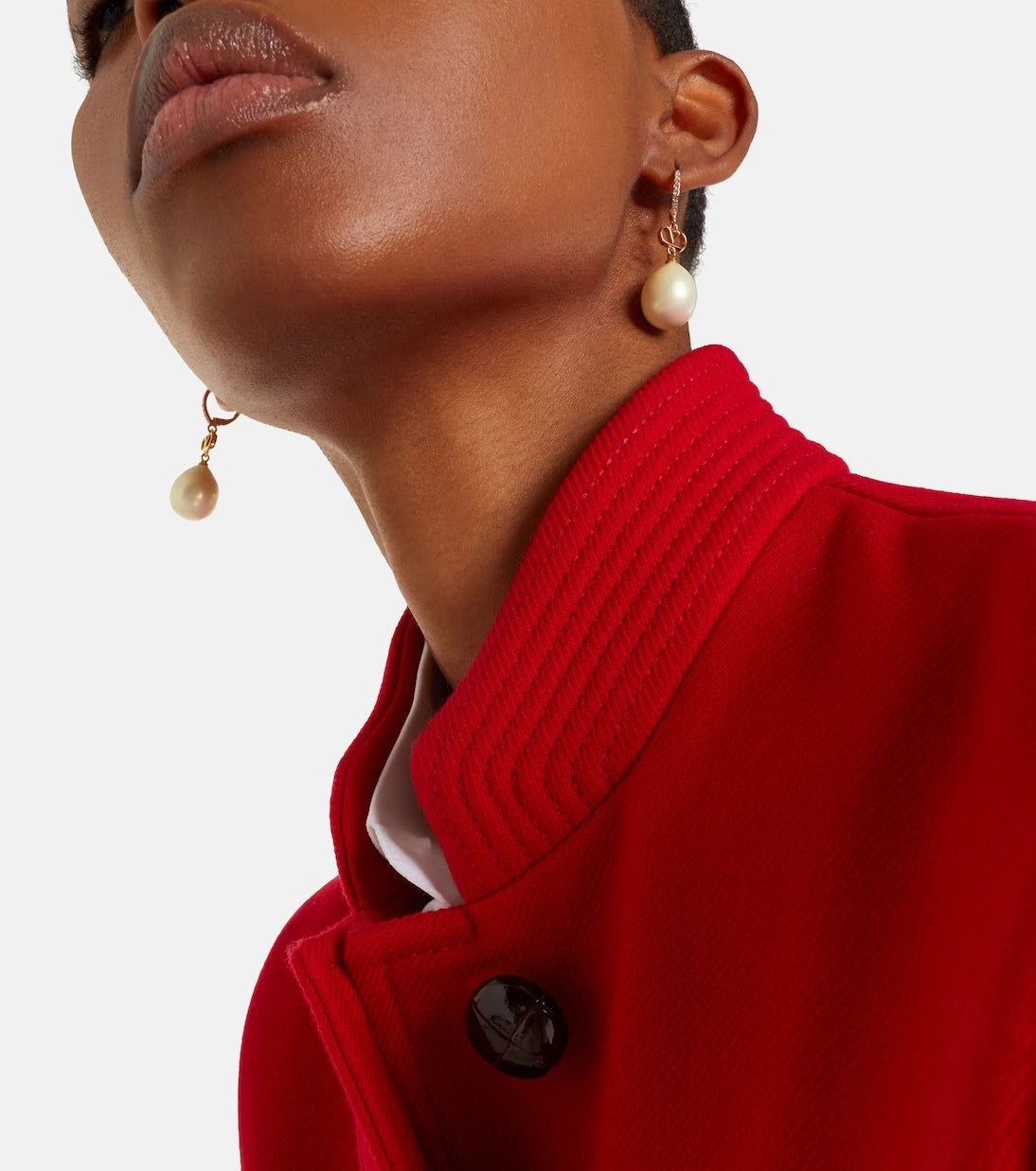 Valentino - VLogo faux pearl drop earrings
