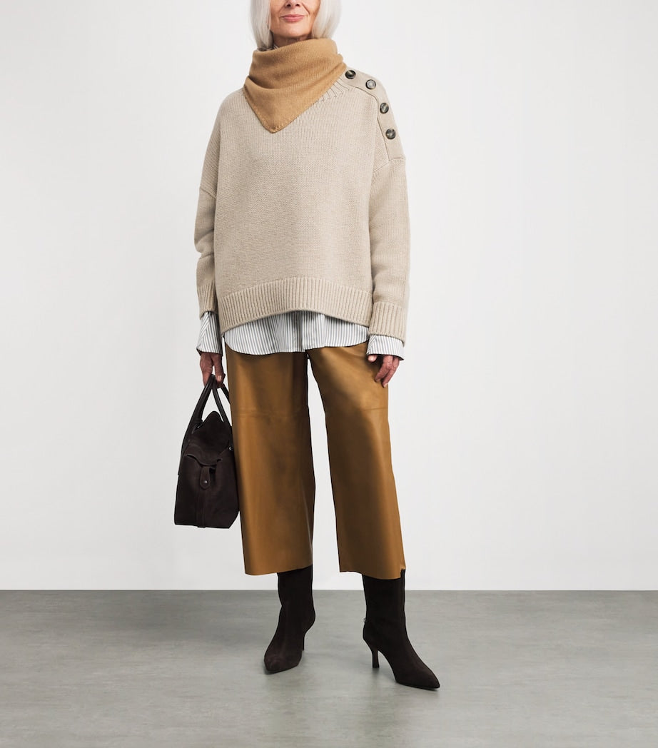 Cashmere Knitted Bandana