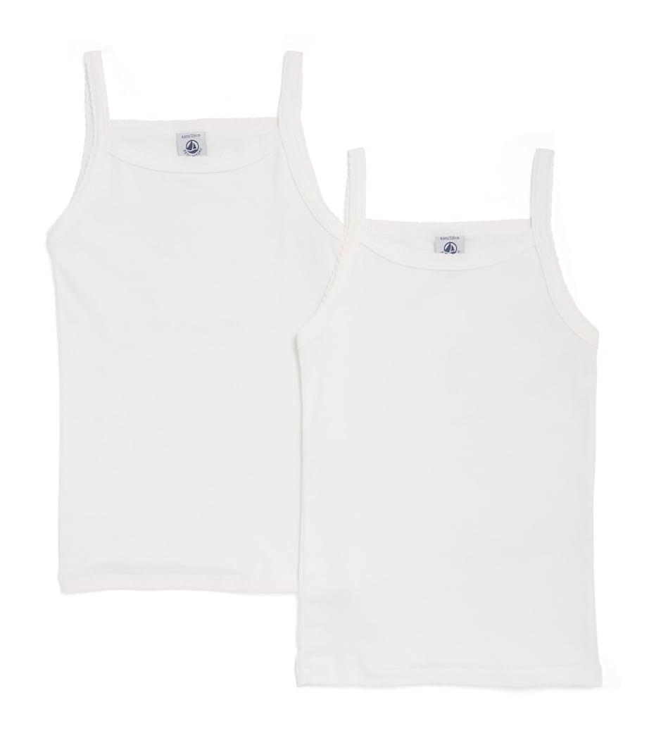 Petit Bateau Set of 2 Organic Cotton Vest Tops (2-14 Years)