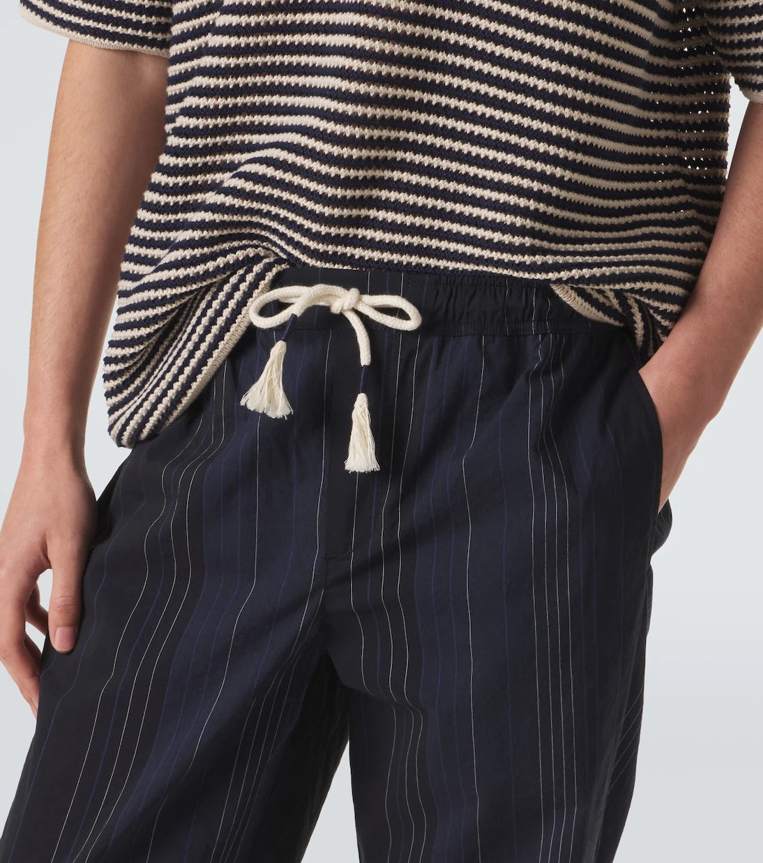 Orlebar Brown - Sonoran striped cotton straight pants