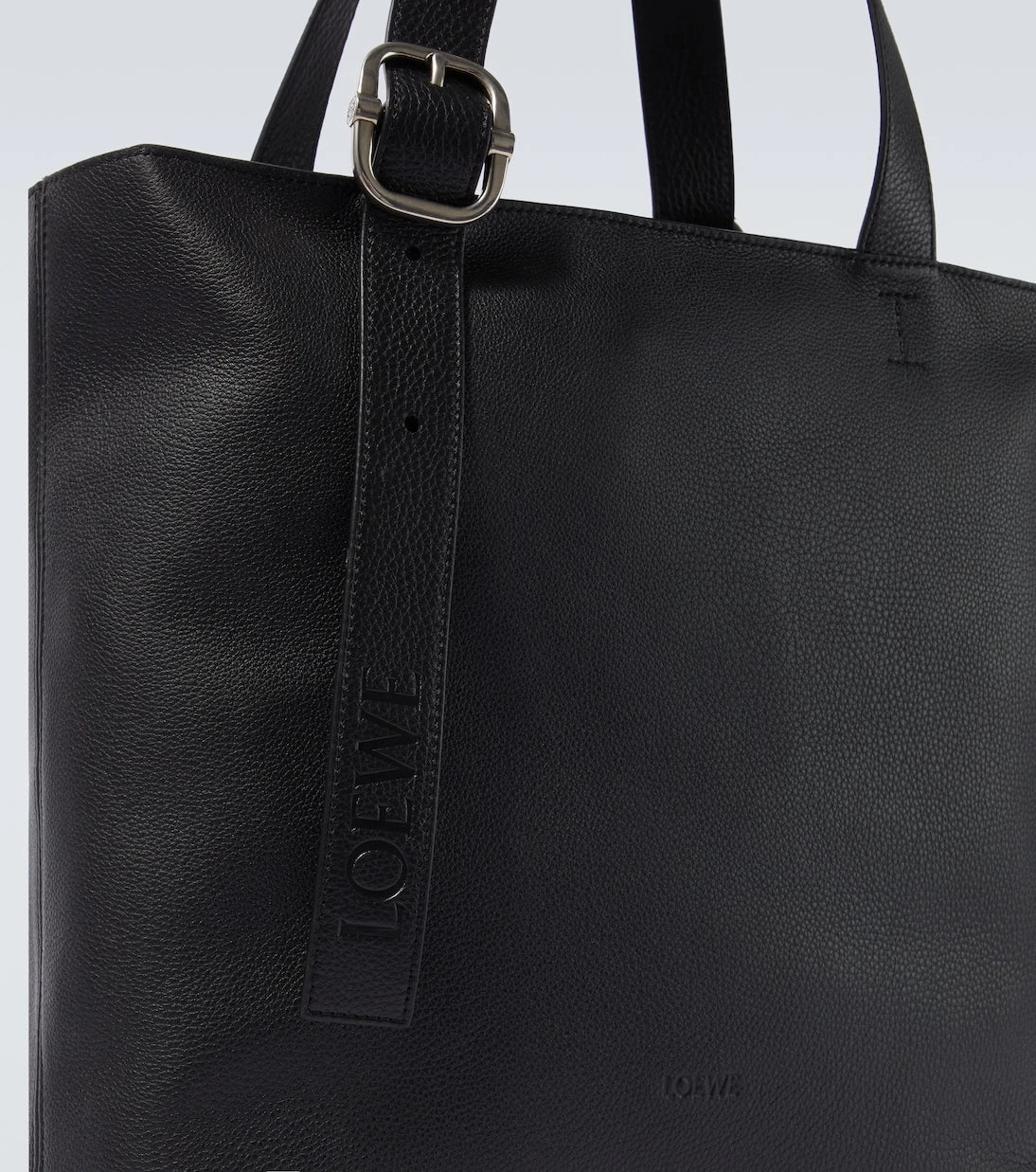 Loewe - Loop leather tote bag