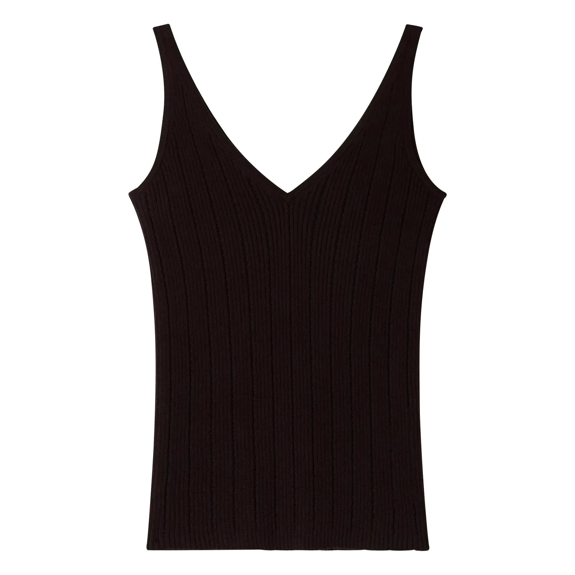 Sessùn - Attita cotton tank top | Coffee