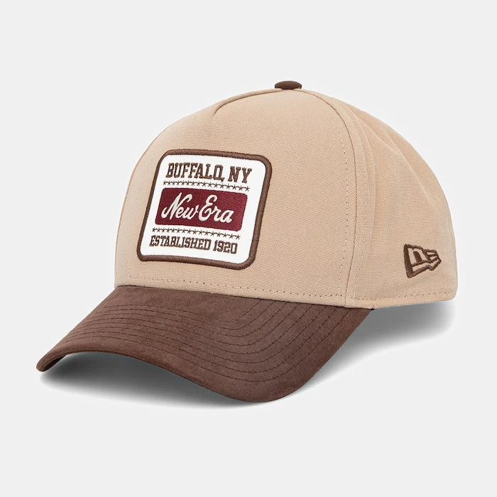Шапка с козирка New Era PATCH SUEDE E-FRAME