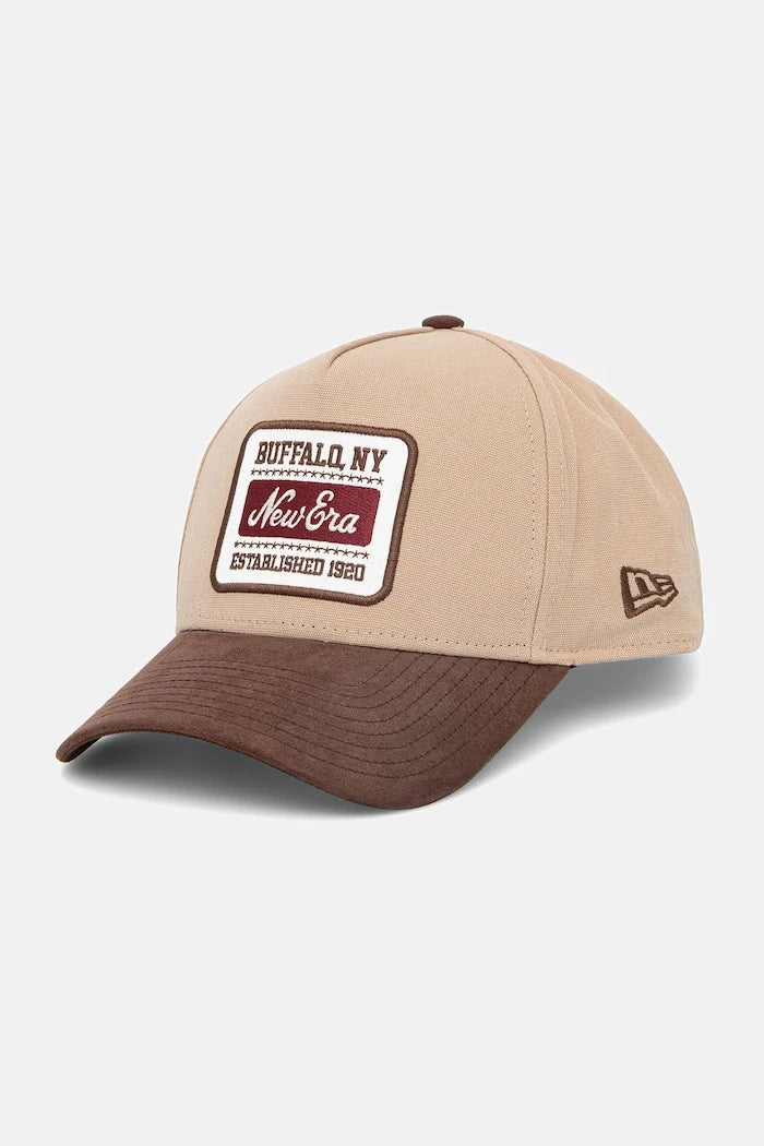 Шапка с козирка New Era PATCH SUEDE E-FRAME