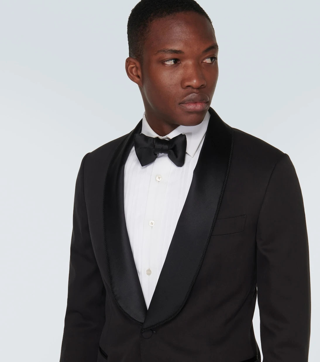 Brunello Cucinelli - Single-breasted silk tuxedo jacket
