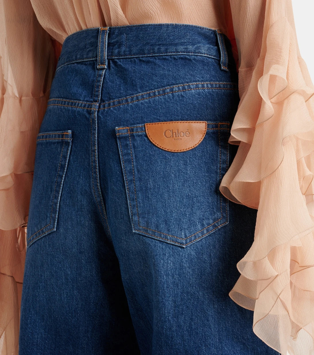 Chloé - Mid-rise wide-leg jeans