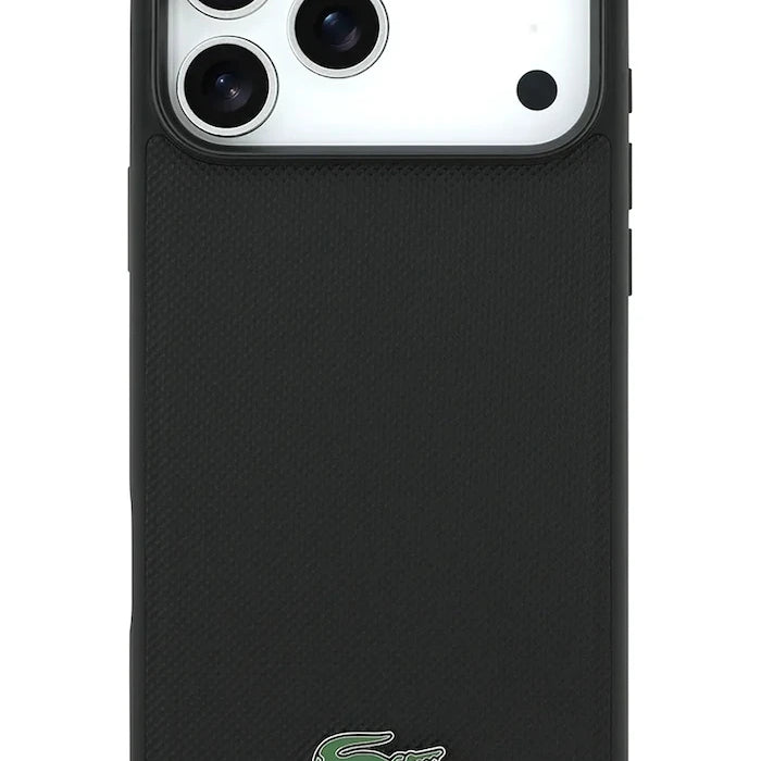 Lacoste MagSafe iPhone 17 Pro Max için Dahili Manyetik Halkalı Telefon Kılıfı