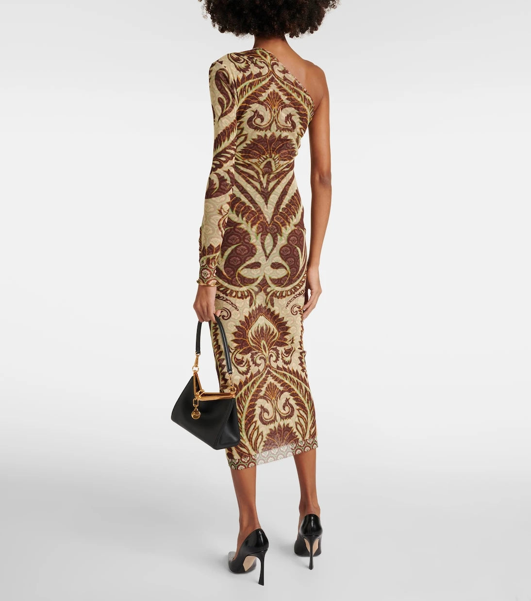Etro - One-shoulder printed midi dress