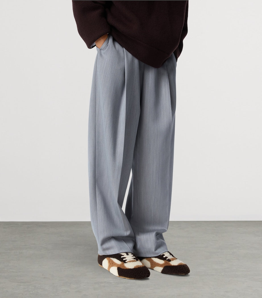 Shearling Orbit Flash Sneakers