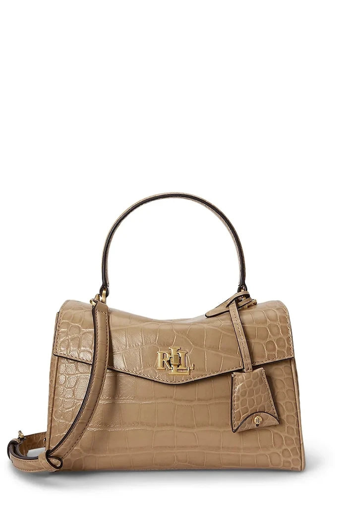 Lauren Ralph Lauren kadın deri crossbody çanta