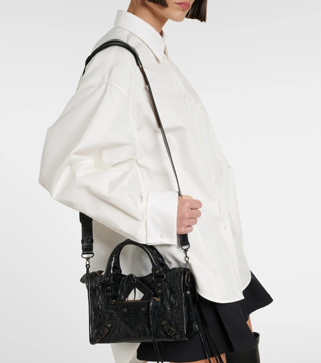 Balenciaga - Le City Mini leather tote bag