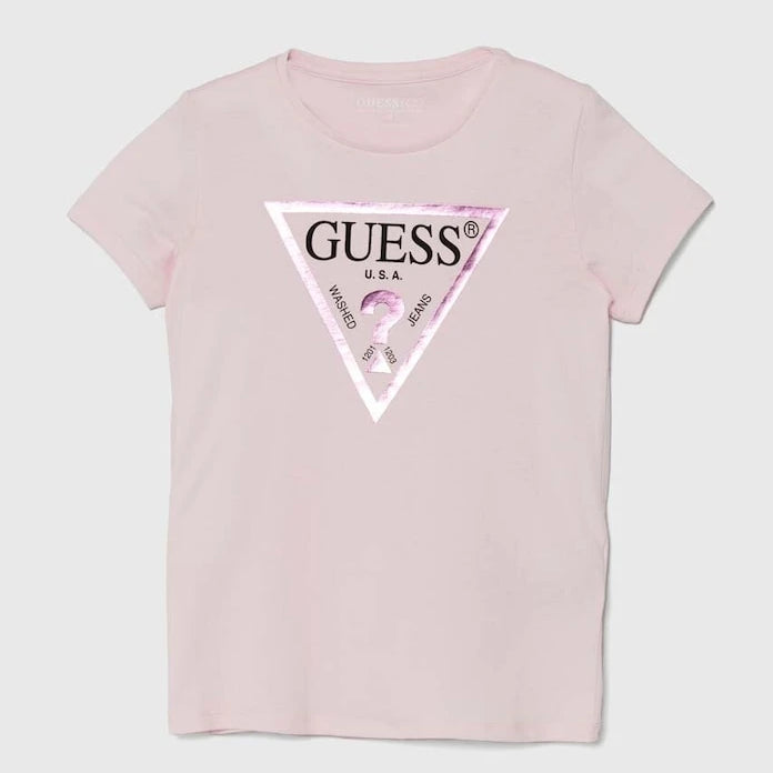 Детска памучна тениска Guess