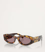 Miu Miu Brown Acetate Oval MU11WS Sunglasses