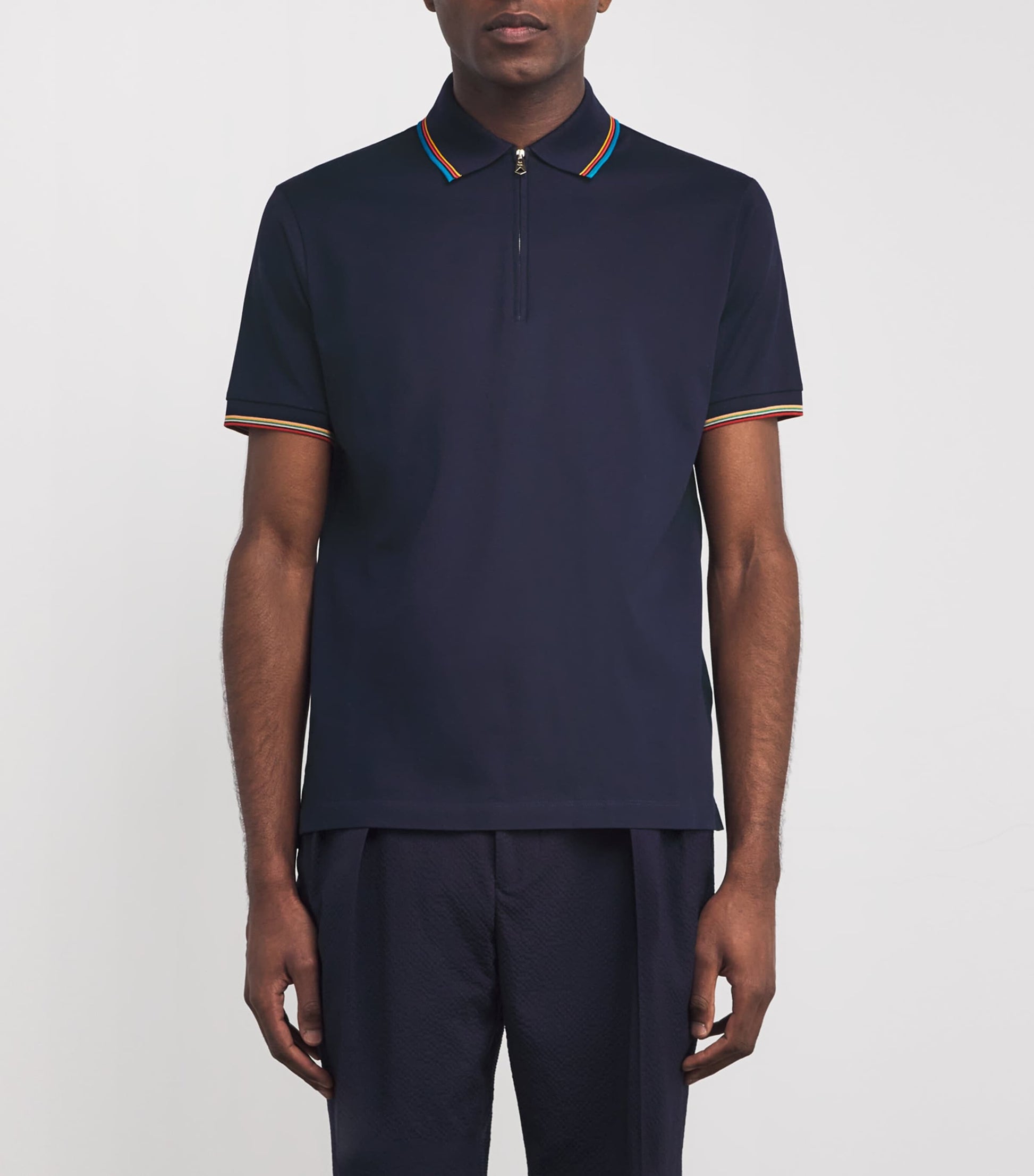 Paul Smith Cotton Signature Stripe Polo Shirt