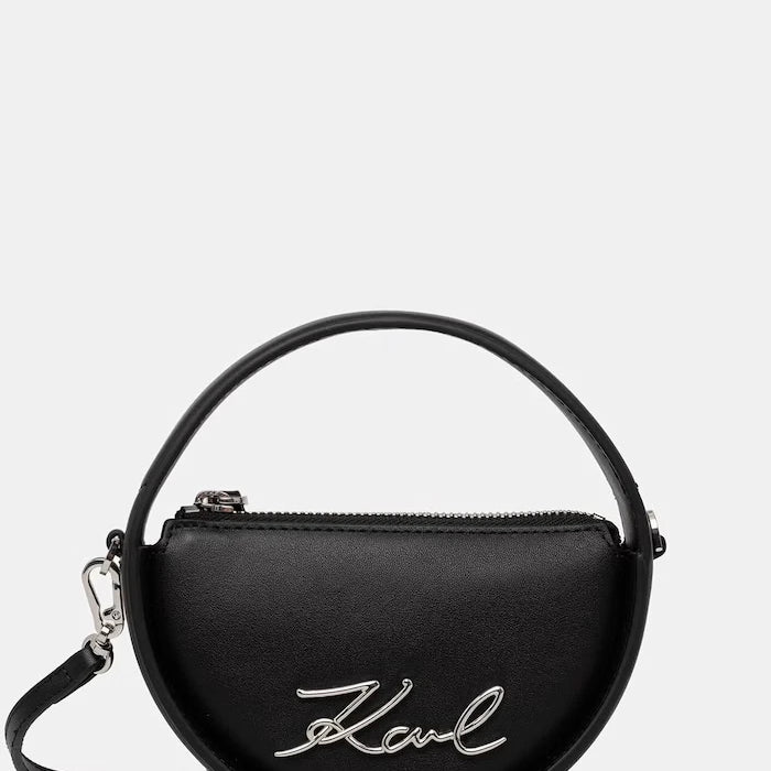 Karl Lagerfeld чанта crossbody дамска от кожа K/SIGNATURE