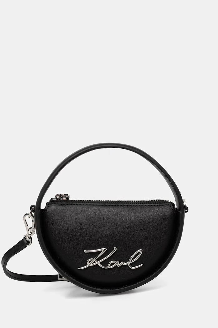 Karl Lagerfeld чанта crossbody дамска от кожа K/SIGNATURE