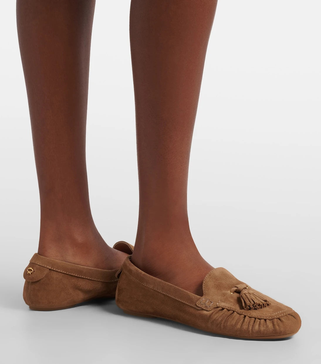 Gianvito Rossi - Théa tasseled suede loafers