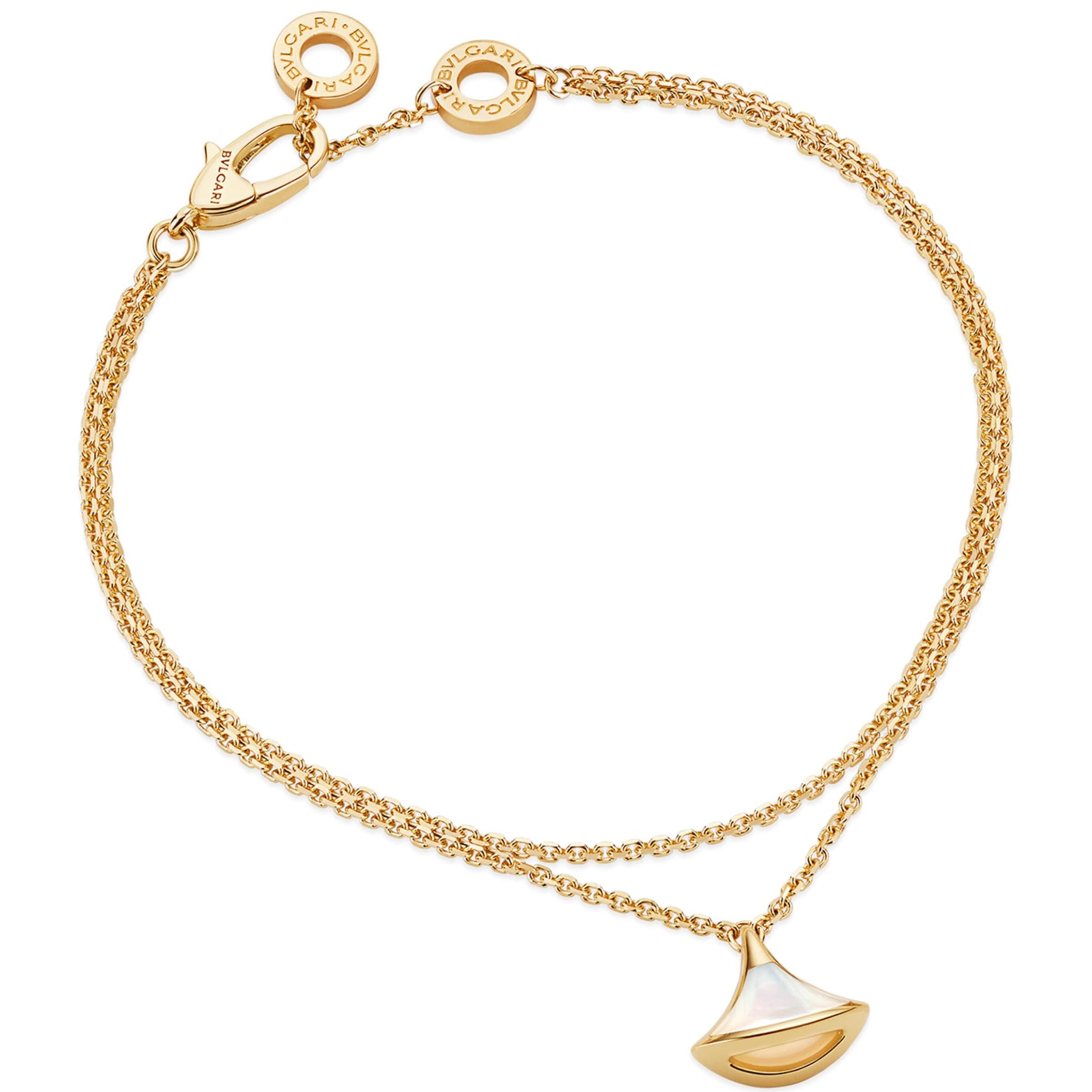 Yellow Gold and Mother-of-Pearl Divas' Dream Bracelet