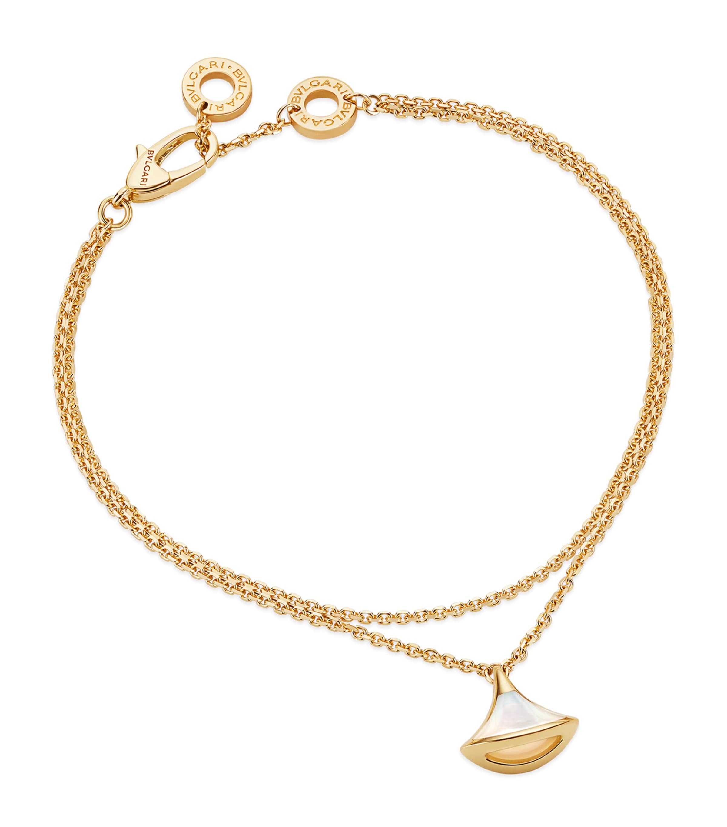 Yellow Gold and Mother-of-Pearl Divas' Dream Bracelet