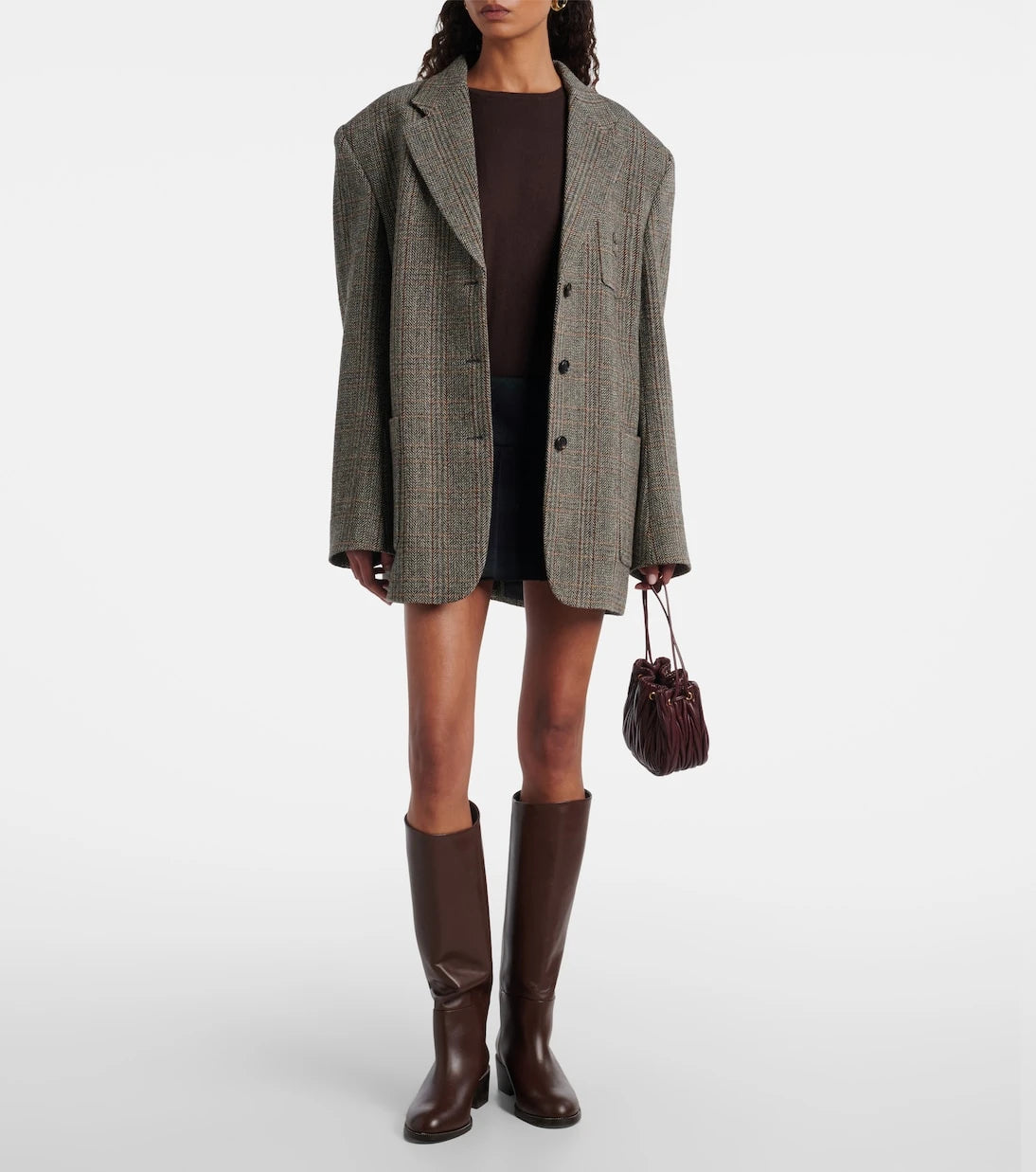 Aquazzura - Sellier leather knee-high boots