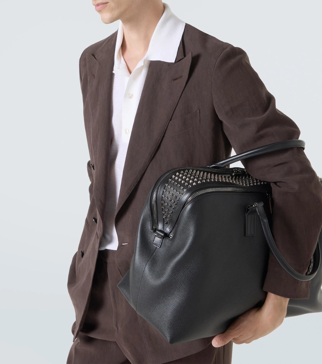 Christian Louboutin - Funky studded leather duffel bag
