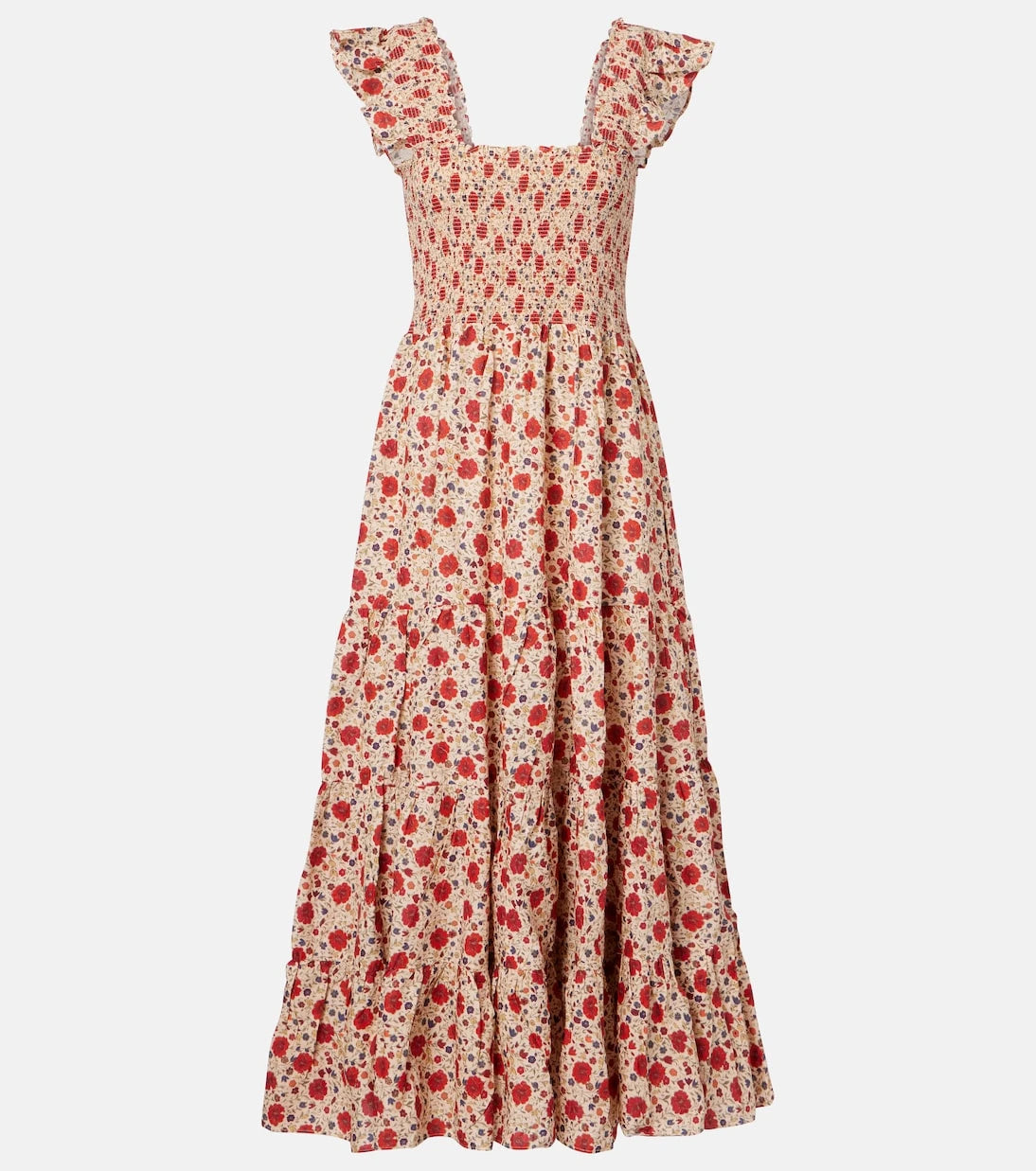 Rixo - Kendall floral cotton voile midi dress