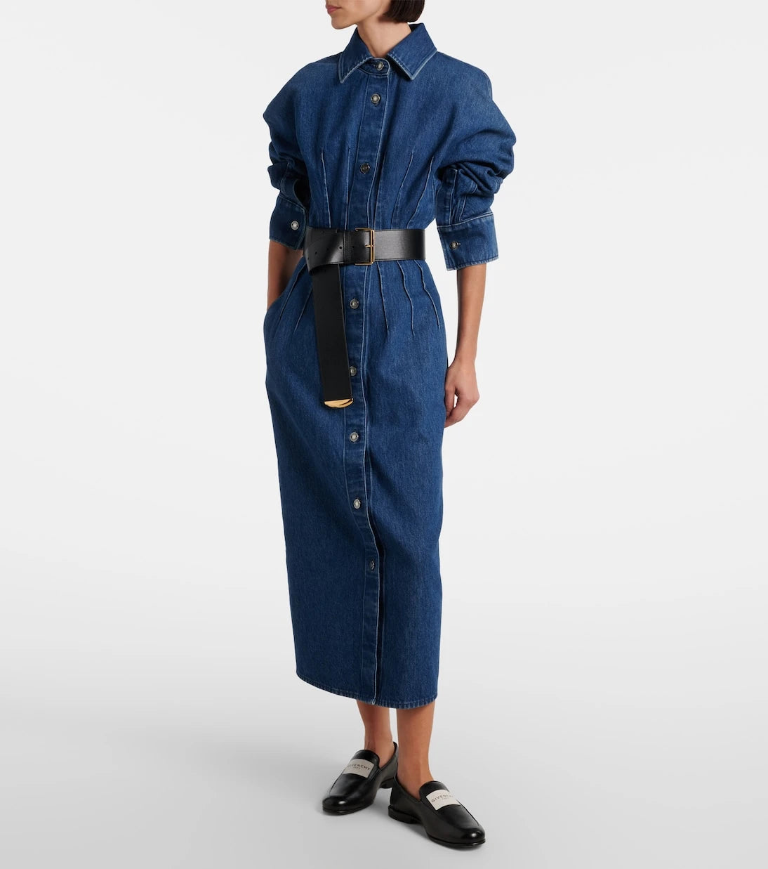 Givenchy - Denim midi dress
