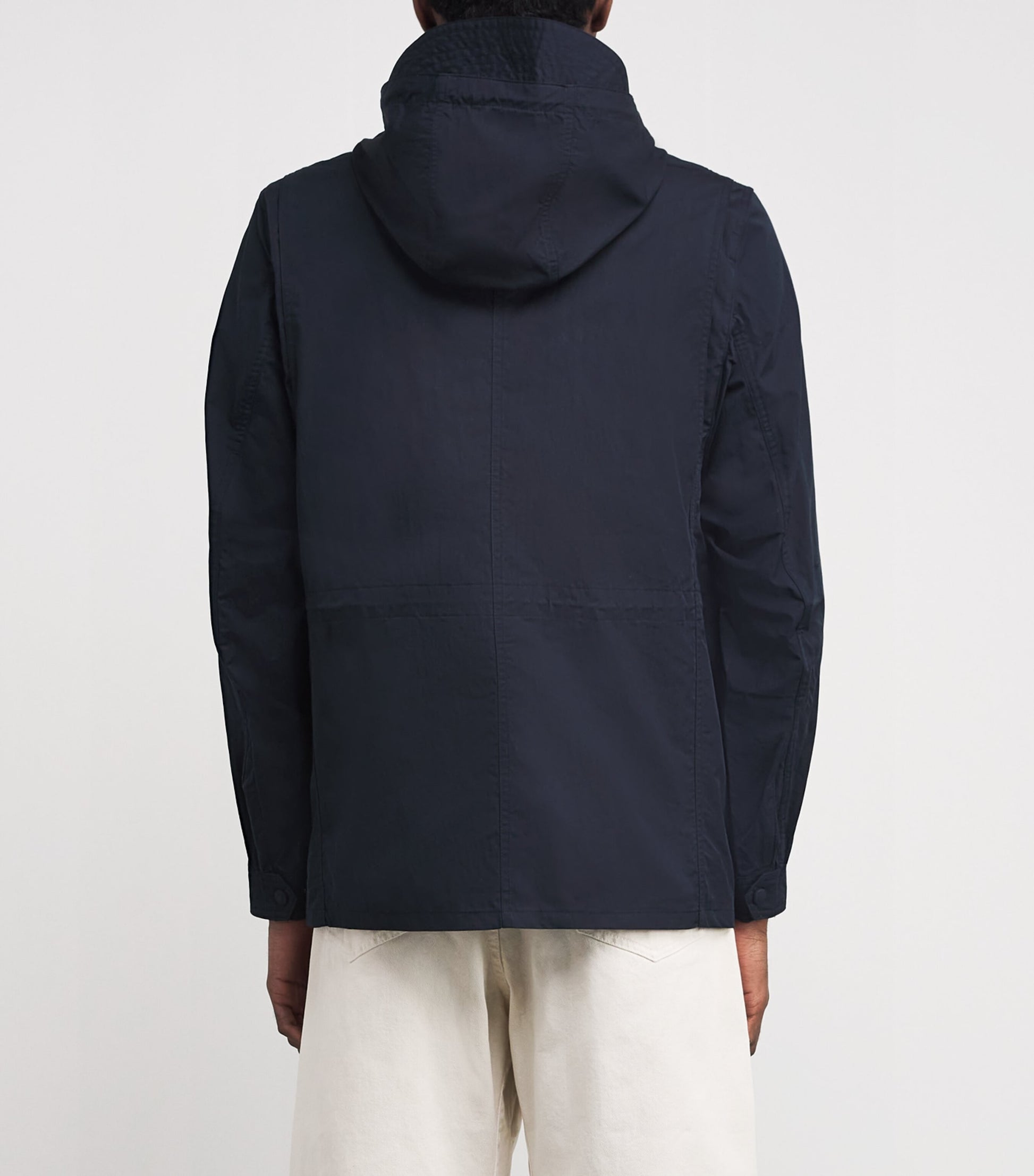 Belstaff Navy Water-Repellent Drome Jacket
